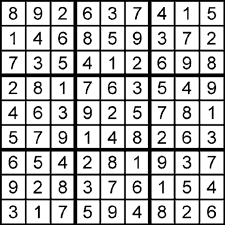 sudoku solution